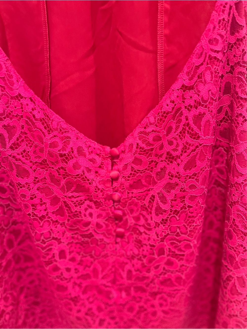 For Love & Lemons Pink Butterfly Lace Slip Dress - Picture 4 of 10